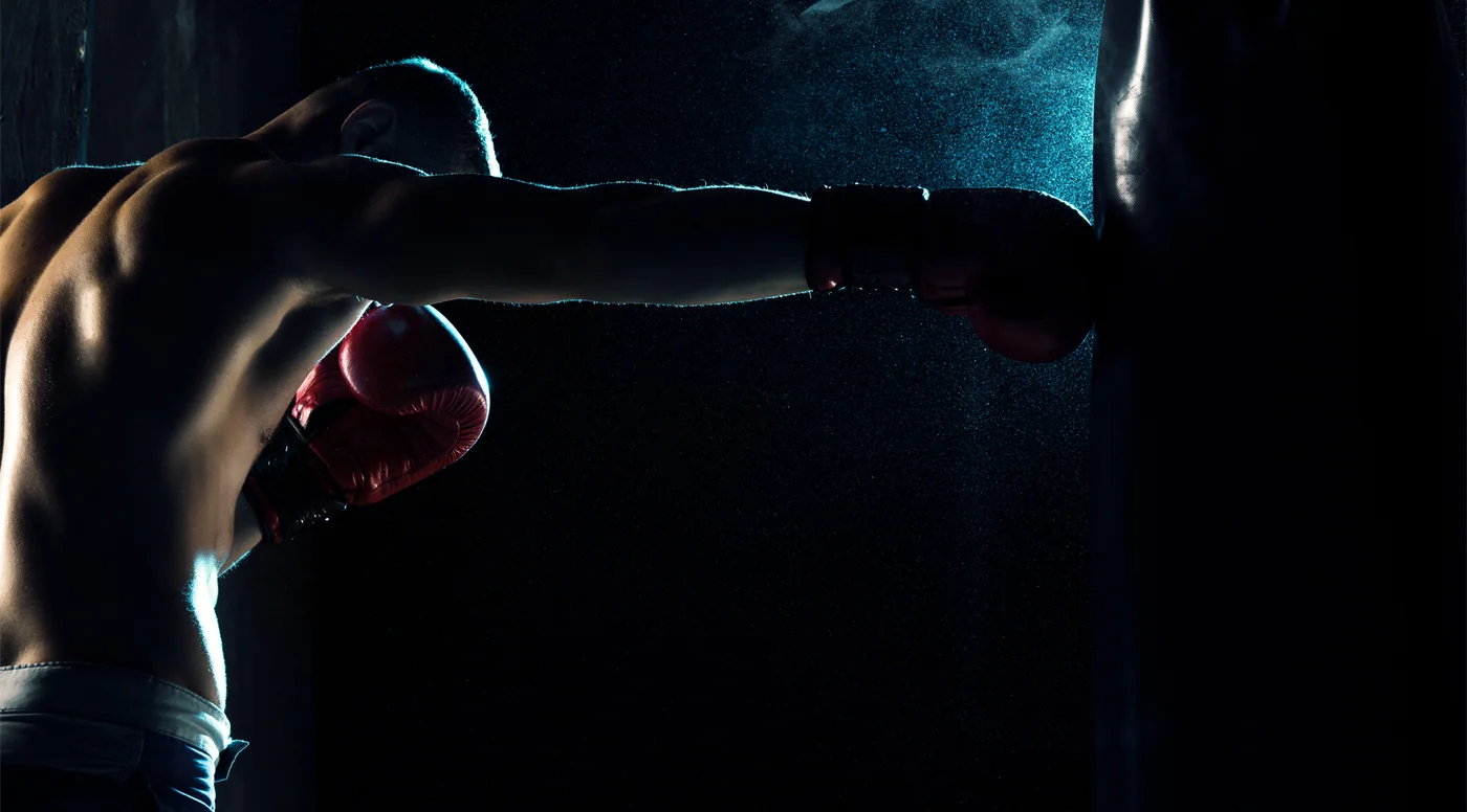 En bokser i ringen fra Danish Fight Nights case